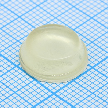 RF-6012 - Цилиндрическая полиуретановая ножка прозрачного цвета на клеевой основе 3M