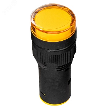 Лампа AD16DS(LED) матрица D16мм желтый 110В AC/DC 357832
