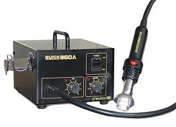 QUICK 850A ESD - Термовоздушная паяльная станция 100°C-420°C компрессорного типа 270Вт