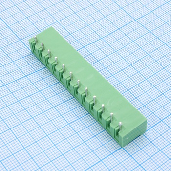 2EGTRC-5.0-12P-14-100 - Разъемный клеммный блок на плату, 12 контактов. Серия 2EGTRC-5.0