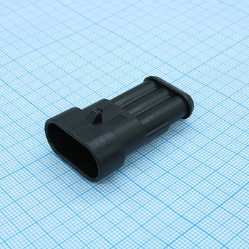 CKK7031-1.5-11 - Корпус разъема, серия 1.5, вилка, 3 контакта, шаг-6 мм Operating Voltage 24V