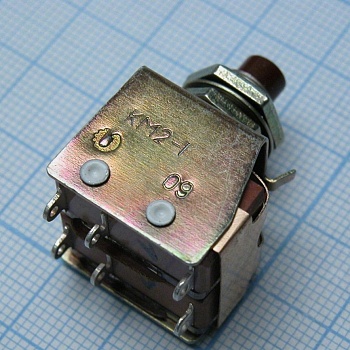 КМ2-1 - Кнопки малогабаритные предназначены для коммутации электрических цепей