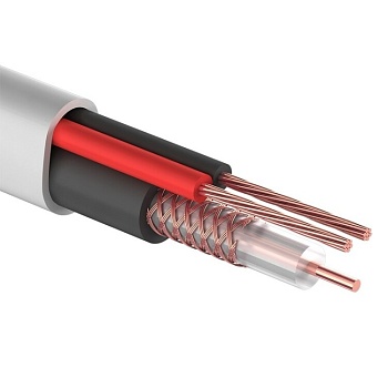 Кабель КВК-В-2+2x0,50 мм (Cu/Cu) белый, 200 м, 01-4213