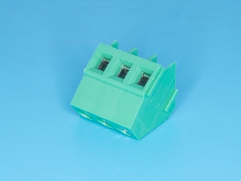 TB-03BL - Клеммник с винтом 3 позиции, шаг 5,00мм, угловой, 60 градусов