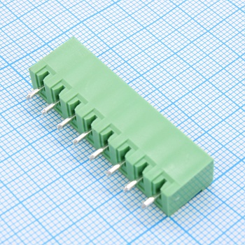 2EGTVC-5.0-08P-14-100 - Разъемный клеммный блок на плату, 8 контактов. Серия 2EGTVC-5.0