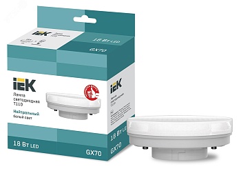 Лампа LED T110 таблетка 18Вт 230В 4000К GX70 LLE-T110-18-230-40-GX70