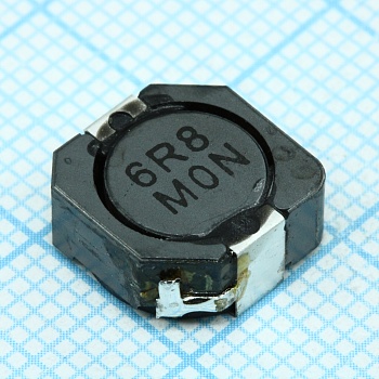 CDRH105RNP-6R8NC - Силовая SMD индуктивность 6.8мкГн ±30% 6.28A 0.014Ом c магнитным экраном