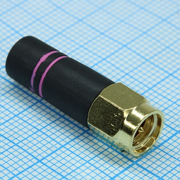 ANT-2.4-CW-RH-SMA - Антенна штыревая 1/4-волновая диапазон 2.45ГГц полоса пропускания 80 MГц SMA 50 Ом