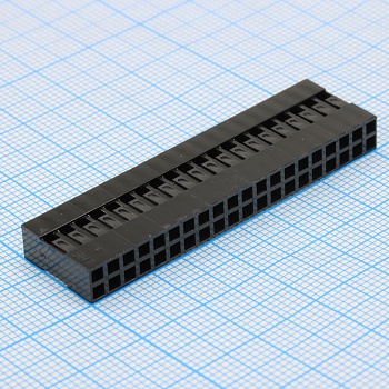 DS1071-2X20FCB - Разъем двухрядный (розетка) 2х20 контактов на кабель