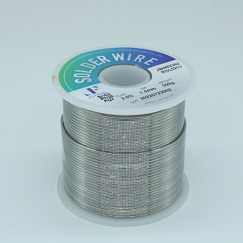 Припой 62/36/2 ROL0 2% флюса 1,5мм 500гр - Припой трубчатый ПОС-62/36/2 с безгалогенным неактивным флюсом ROL0, d 1,5мм, 500 г