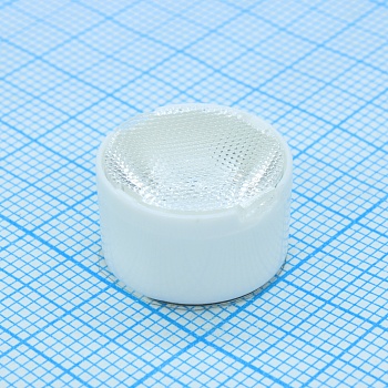 AT16D9H30G - Линза белая для светодиода 3535/3030,  ~30°,  D=16,1mm  H:9,7mm, PMMA
