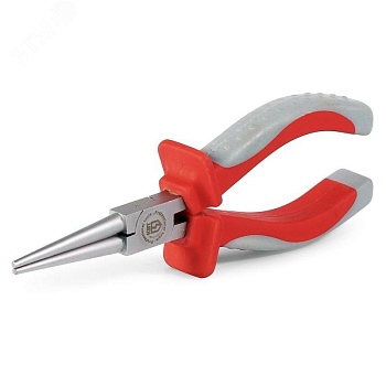 Круглогубцы диэлектрические 160 мм серия Стандарт - для работ под напряжением до 1000 В, формирование петель винтовых клеммных соединений