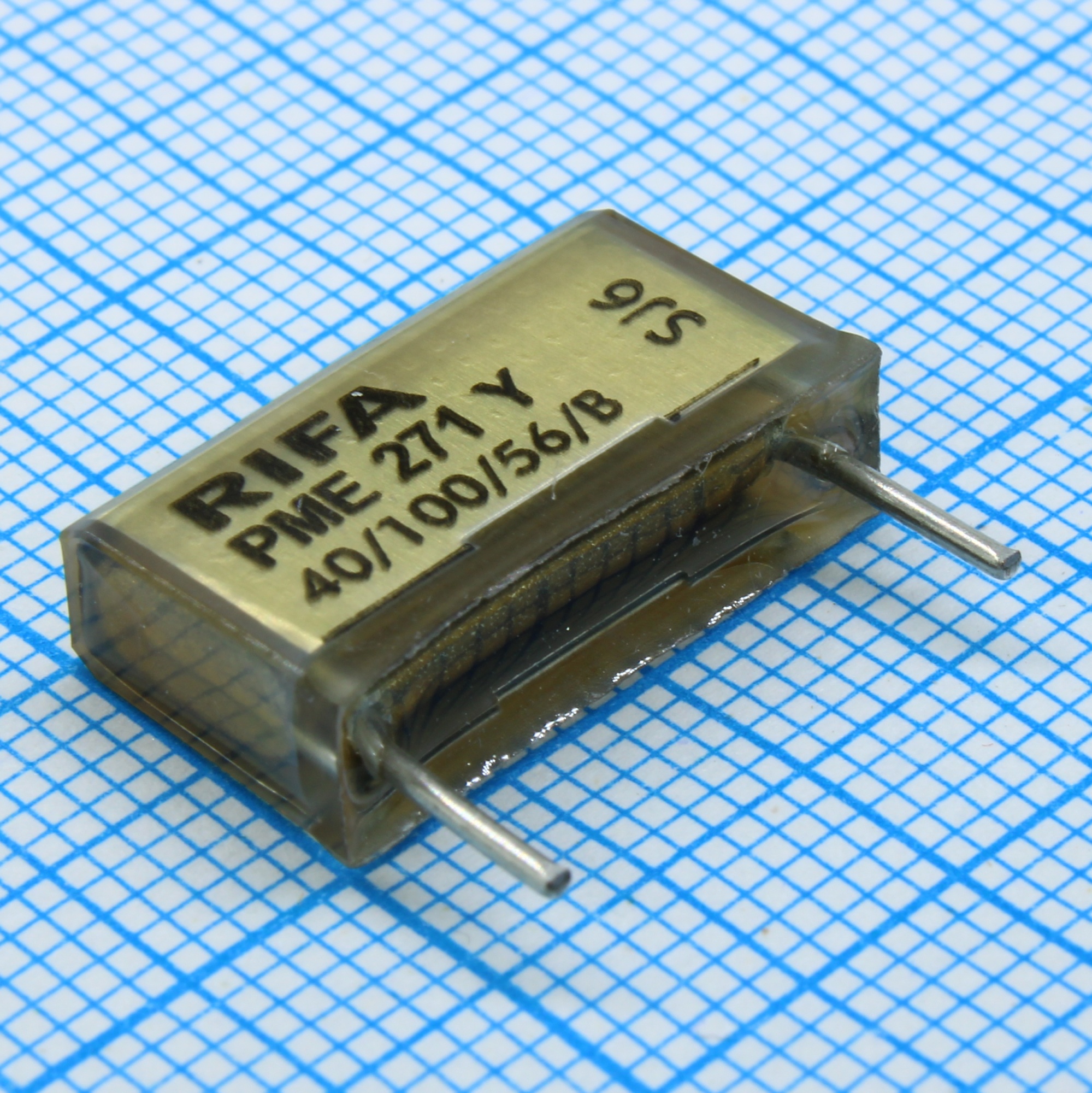 PME271Y510MR06 - Конденсатор пленочный помехоподавляющий Y2 0.01мкФ 1000В/250VAC ±20% (18.5х5.2х10.2мм) радиальный укороченные выводы россыпь