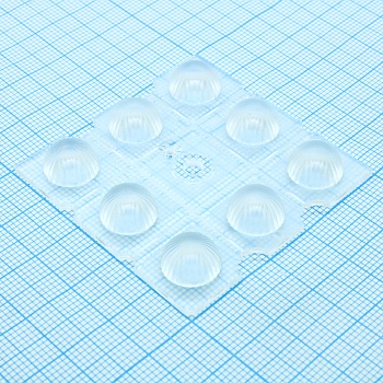 C15185_STRADELLA-8-HB-W - Групповая квадратная линза 90°, 50х50мм для 8 LED размером до 5050