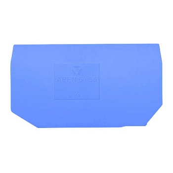 Крышка бок. APFN 4 BLAU - Крышка боковая, для клемм WKFN 4...,  цвет: синий