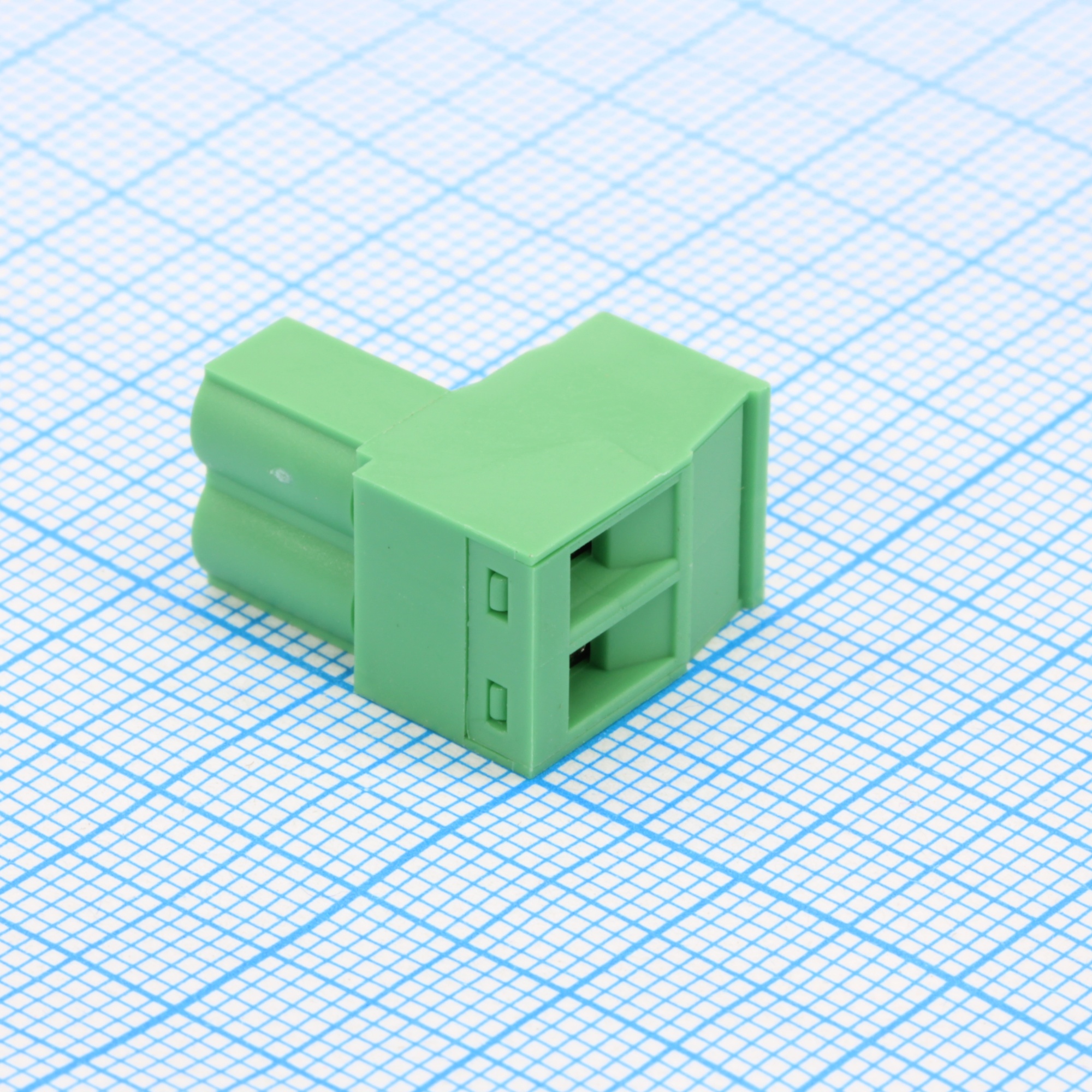 WJ2EDGK-5.0-02P-14-00A - Разъем клеммный винтовой на кабель 2 контакта шаг 5 мм