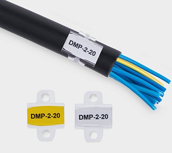 Держатель маркера DMP-2-20 - Контейнер для маркера, крепление на кабеле стяжкой, высота устанавливаемого маркера 4,6 мм, в упаковке 200 держателей для установки маркера HIC