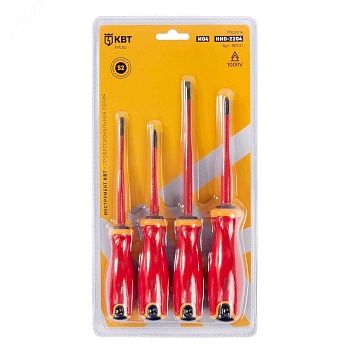 НИО-2204 серия Слим - Набор диэлектрических отверток для работ под напряжением до 1000 В