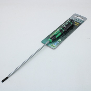 SD-081-S8 - Прецизионная шлицевая отвертка (4,0 х 150 мм) с вращающейся ручкой