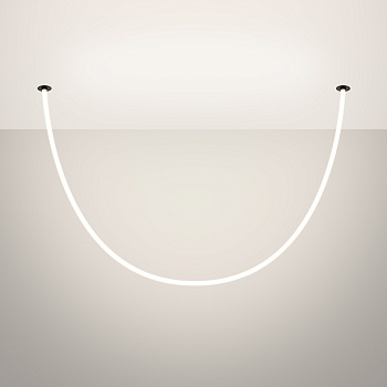 Светильник SP-TROPIC-BUILT-TRIMLESS-R18-L2500-36W Day4000 (BK, 360 deg, 230V) 043375 - Подвесной светильник. Мощность 36 Вт, св. поток 2300 лм, 63 лм/Вт, дневной 4000 K, CRI>90, угол 360°, напряжение питания 230 В. Черный круглый корпус из стали, силиконо