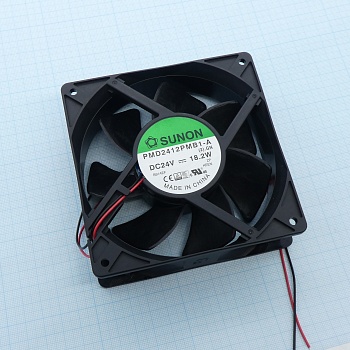 PMD2412PMB1-A(2).GN - Вентилятор 24В 120x38 B 4200 об/мин, 322.7м3/час, 54дБ, подшипник качения