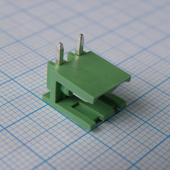 2EDGR-5.0-02P-14-00A(H) - Разъемный клеммный блок на плату, 2 контакта. Серия 2EDGR-5.0