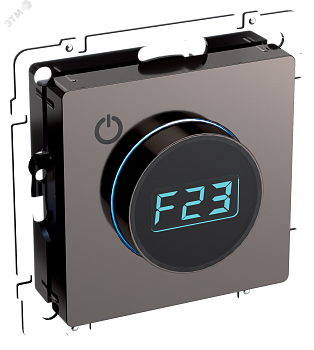 Термостат электронный с индикацией BRITE СП IP20 ТС10-1-БрТБ темная бронза BR-RT11-K45