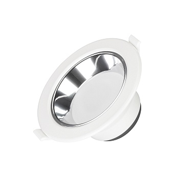 Светильник IM-STORM-R95-6W Day4000-MIX (WH, 80 deg, 230V) 032430 - Светильник даунлайт с изменяемой цветовой температурой и выключателем на корпусе. Мощность 6 Вт, св. поток 550 лм, 92 лм/Вт, белый 6000К, или дневной 4000К, или теплый 3000К (выбор цвета с