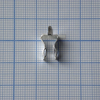 ZH268 - Держатель предохранителя  6*30mm, клипса, монтаж на плату (2 контакта), (цена за 1 шт)