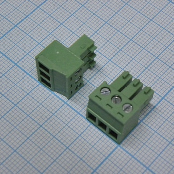 15EDGK-3.81-03P-14-00A(H) - Разъемный клеммный блок, 3 контакта. Серия 15EDGK-3.81