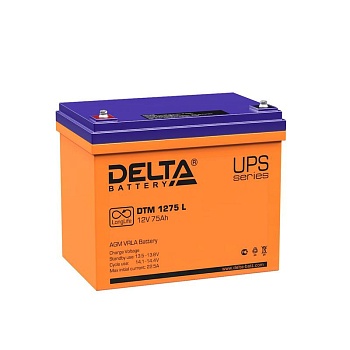 Аккумулятор UPS 12В 75А.ч DTM 1275 L