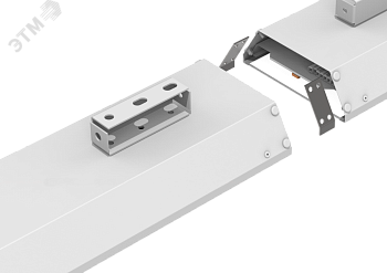 Пластина соединительная с набором креплений для светильников серии Supermarket (2 пластины +8       пластиковых гвоздей) V4-R0-00.0009.SU0-0001