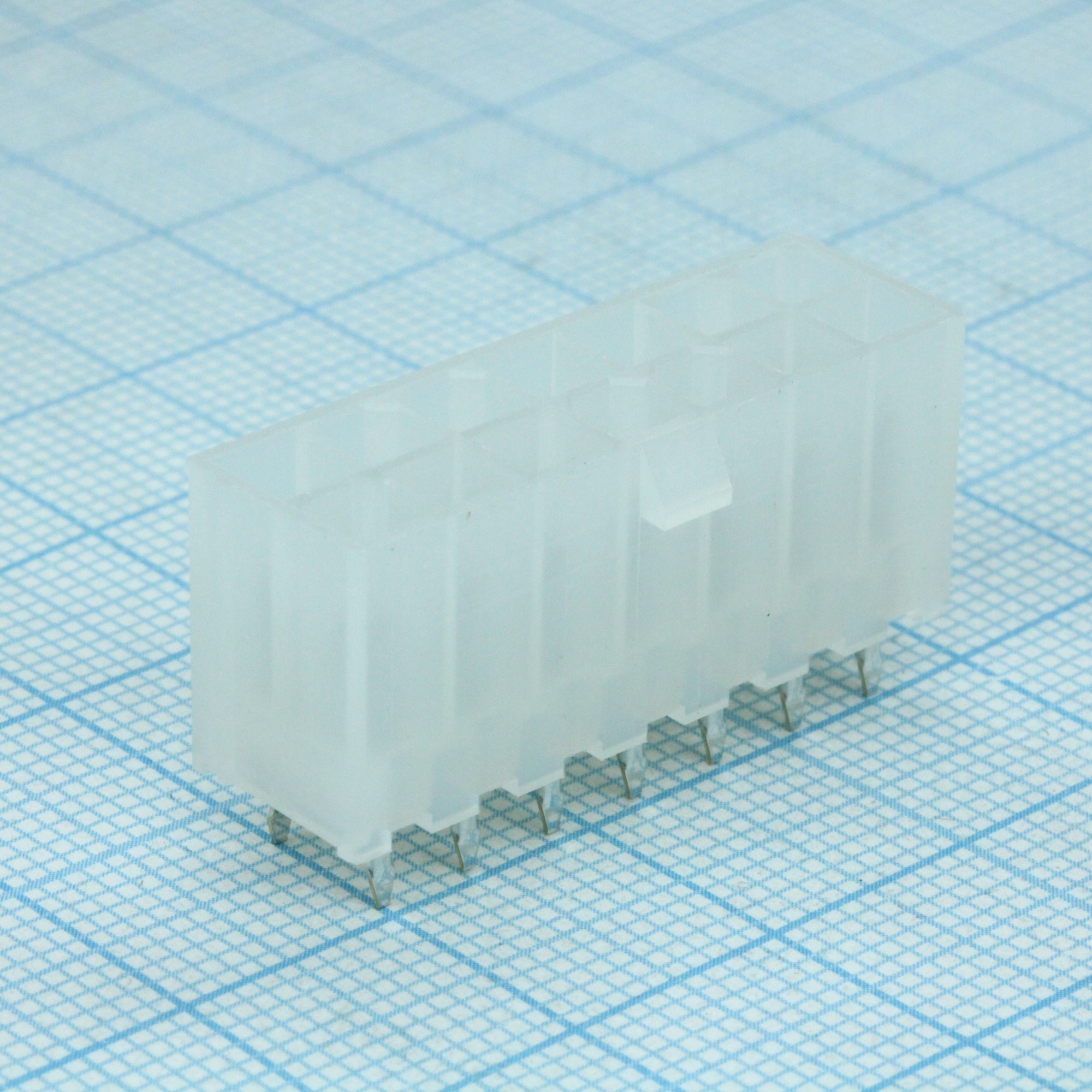 39281143 - Разъем провод<-->плата, 14 контактов, Штыревой Разъем 4.2 мм, монтаж в отверстие лоток