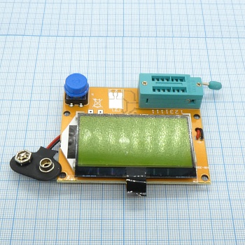 Тестер LCR-T4 универсальный - Измеряет R, L, C, ESR. Определяет основные параметры диодов и транзисторов. Определяет цоколевку тиристоров и симисторов.