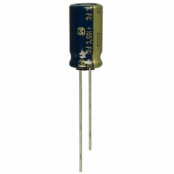 EEUFC1V221L - Конденсатор алюминиевый электролитический 220мкФ 35В  ±20% (8 х 15мм) радиальные выводы 3.5мм 730мА 2000час 105°С автомобильного применения россыпь