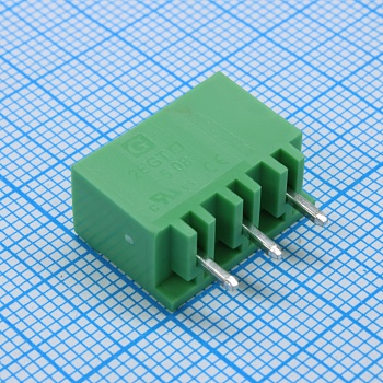 2EGTVC-5.08-03P-14-00 - Разъемный клеммный блок на плату, 3 контакта. Серия 2EGTVC-5.08