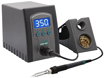 QUICK 969B+ - Паяльная станция с регулировкой температуры 100-480°C, стабильность ±2°C, 70W, керамический нагревательный элемент, жала 960 серии