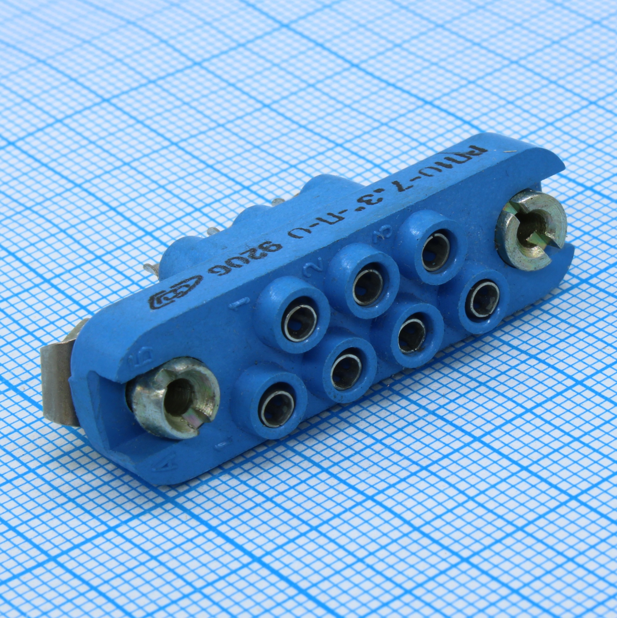 РП10-7 З-П-О розетка - Соединитель  низкочастотный, прямоугольный, внутреннего монтажа