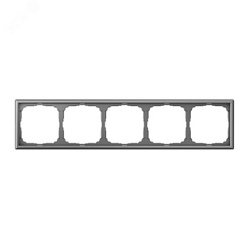 Рамка 5-м ArtGallery универс. сталь SE GAL000905