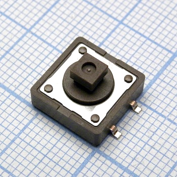 DTSM-24N-V-T/R - Кнопка тактильная миниатюрная SMD 12*12* 7.3 / 0,05A/12Vdc