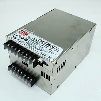 PSP-600-12 - AC-DC, 600Вт, вход 90…264V AC, 47…63Гц /120…370В DC, выход 12В/0…50A, рег. вых=±10%Uном, изоляция 3000В AC, в кожухе 170х120х93мм, -20…+60°С