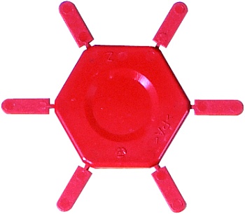 Кодировочное гнездо для Wiebox - Кодировочное гнездо разъема на ПП, для розеточного разъема, цвет: красный