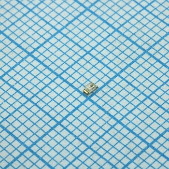 APT1608SRCPRV - Чип светодиод SMD красный сверхяркий 1,6x0,8мм 150° прозрачный 100/55 мКд 1,85/2,5В