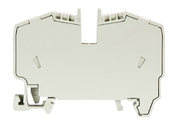 Клемма WKF 6/35 - Проходная клемма, тип фиксации провода: пружинный, номинальное сечение: 6 мм кв., 41A, 800V, ширина: 8 мм, цвет: серый, тип монтажа: DIN 35