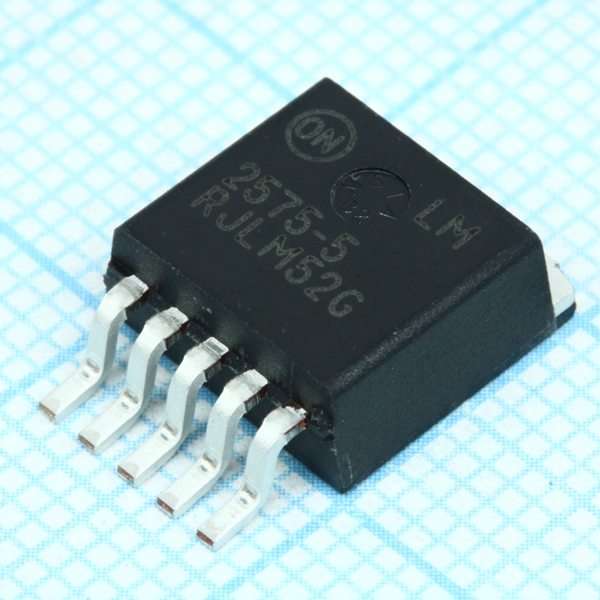 LM2575D2T-5G - Преобразователь постоянного тока понижающий вход 4.75...40В выход 5В 1А 6-Pin(5+Tab) D2PAK туба