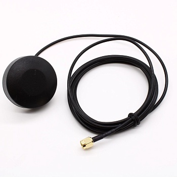 ANT GSM BY-GSM-10 SMA-M 2M - Внешняя антенна GSM 900/1800МГц, кабель с SMA-M разъемом, длина 2м., 46х14мм, 2dBi, для монтажа в отверстие