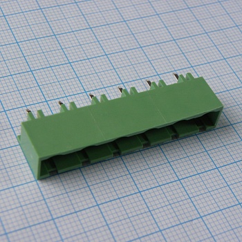 2EDGVC-7.5-06P-14-00A(H) - Разъемный клеммный блок на плату, 6 контактов. Серия 2EDGVC-7.5