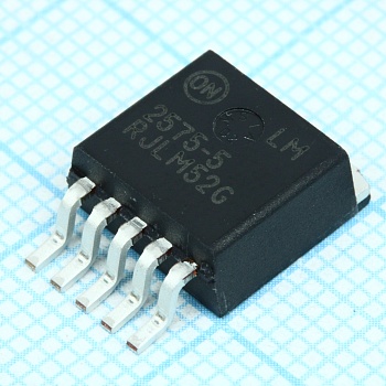 LM2575D2T-5G - Преобразователь постоянного тока понижающий вход 4.75...40В выход 5В 1А 6-Pin(5+Tab) D2PAK туба