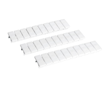 Маркировочные шильдики UZB 5-10 - Маркировочне шильдики (полоска 10 шильдиков), для клемм UJ5-5, чистая, цвет: белый