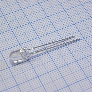 FYL-5013SURC1C - Светодиод 5мм/красный/625нм/4000мкд/прозрачный/15°